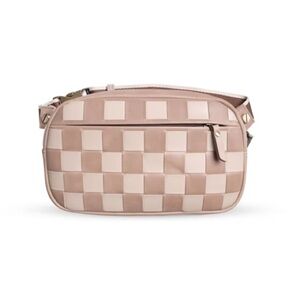 Andar Devin crema/dusk checkered crossbody